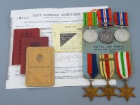 Lot 134 - Five WWII medals