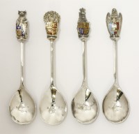 Lot 125 - A set of ten Silver Jubilee 'The Queen's Beasts' collection teaspoons