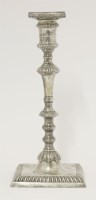 Lot 196 - A George III silver candlestick