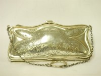 Lot 94 - A ladies silver purse