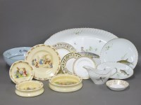 Lot 307 - A French porcelain fish service