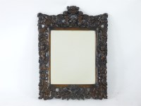 Lot 702 - A Jacobean style wall mirror