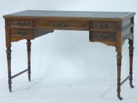 Lot 649A - A late Victorian mahogany writing table