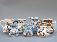 Lot 453 - Seven Masons ironstone jugs