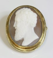 Lot 273 - A Victorian carved shell cameo