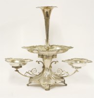 Lot 56 - A large silver-plated centrepiece