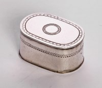 Lot 256 - A George III silver nutmeg grater