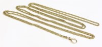 Lot 332 - A braided curb link guard chain