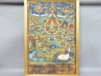 Lot 520 - A Tibetan Thanka