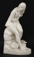 Lot 429 - A parian figure of Dorothea