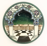 Lot 247 - A Moorcroft 'Jimera' plate