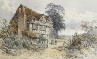 Lot 258 - Thomas Charles Leeson Rowbotham (1823-1875)
'COTTAGE AT WORCESTER'
Signed and dated 1868 l.l.