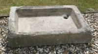 Lot 1509 - A stone sink