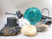 Lot 302 - Two boxes of old hats