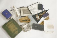 Lot 333 - An interesting collection of items relating to the two voyages of HMS 'Challenger' and its namesake: these include maps