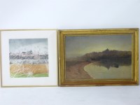 Lot 526 - G A Anderson
RYE
Oil
and a print by Lawrence Jenkins