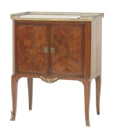 Lot 493 - A French marquetry side cabinet