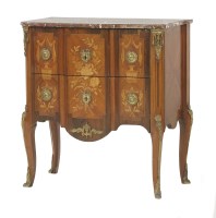 Lot 500 - A French marquetry commode