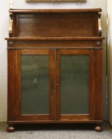 Lot 1345 - An early Victorian rosewood chiffonier