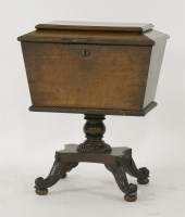 Lot 1522 - A mid 19th century mahogany work table