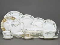 Lot 308 - A Minton 'Greenwich' pattern dinner/coffer service