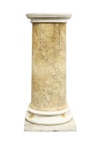 Lot 563 - A marble and scagliola column