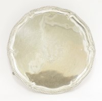Lot 149 - A George III silver salver