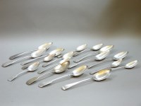 Lot 120 - Various silver dessert and table spoons