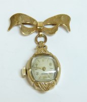Lot 83 - A ladies 9ct gold Rotary mechanical fob watch