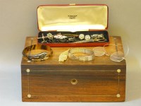 Lot 97 - A Victorian wooden jewellery box