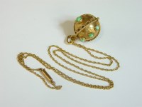 Lot 26 - A gold trace chain