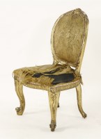 Lot 770 - A giltwood single chair