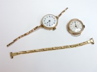 Lot 35 - Two ladies 9ct gold watches