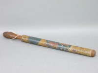 Lot 445 - A 19th century painted 'Volunteer' truncheon