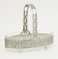 Lot 187 - An early 20th century German silver dish