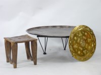 Lot 652 - An Indian copper coffee table