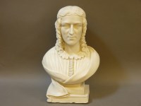 Lot 340 - A Victorian parian ware bust