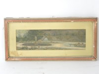 Lot 551 - Ernest Arthur Rowe (1863-1922)
THE GARDEN OF A COUNTRY HOUSE 
Signed 'A Rowe' and dated '86 l.r.