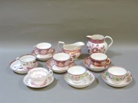 Lot 223 - A small collection of 19th century copper lustre ware