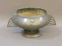 Lot 237 - A Liberty style pewter bowl