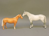 Lot 266 - Two Beswick horses
