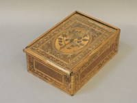 Lot 201 - An early 19th century Napoleonic prisoner of war sewing box