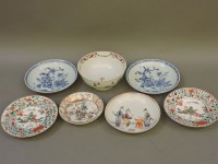 Lot 214 - Seven pieces of 18th century and later Chinese ceramics