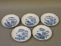 Lot 226 - Five matching 18th century Chinese dishes