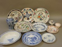 Lot 394 - Twelve pieces of 18th century and later Chinese ceramics