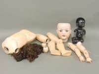 Lot 309 - A 'Heubach' bisque head doll