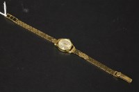 Lot 77 - A ladies 18ct gold Tudor mechanical watch