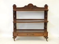 Lot 690 - A Victorian mahogany buffet