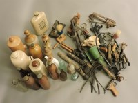 Lot 285 - A box of old stoneware bottles