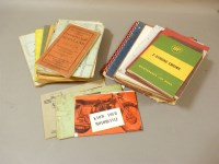 Lot 420 - Motorcycle and car manuals